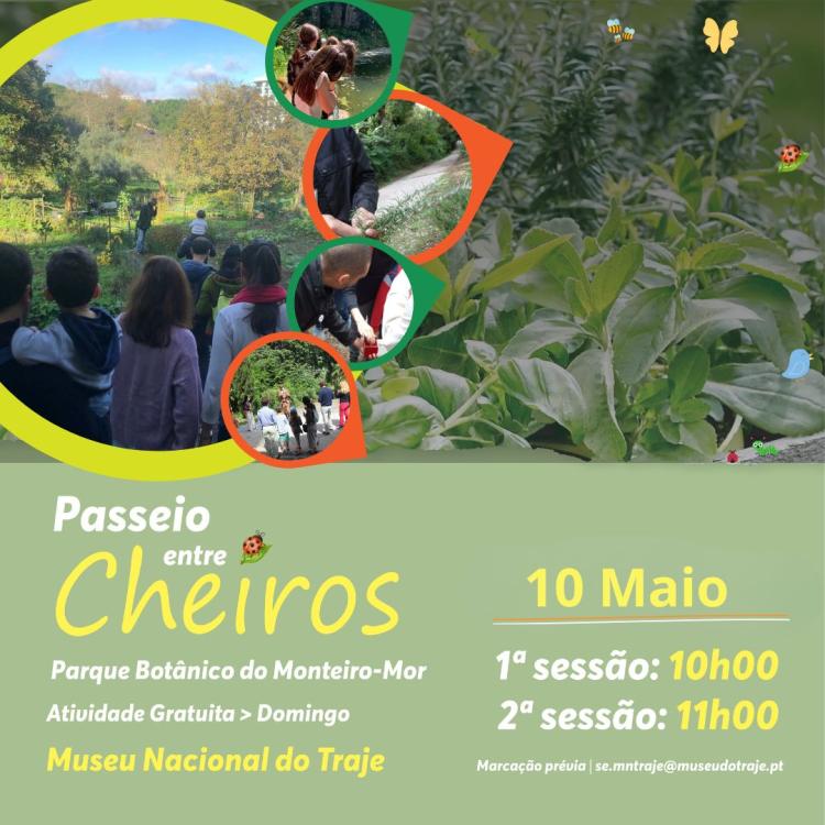 Lisboa convida a viver a Primavera com todos os sentidos no “Passeio entre Cheiros” no Museu Nacional do Traje