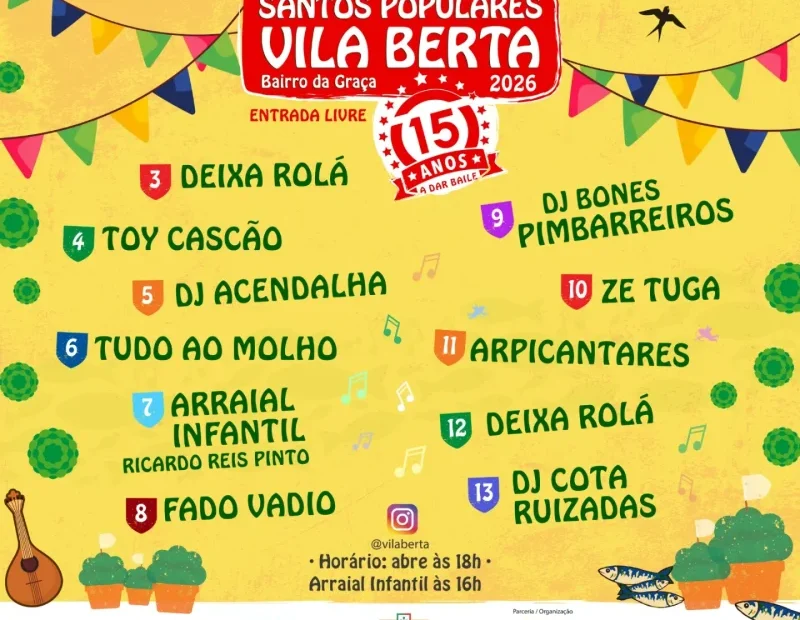 Arraial da Vila Berta 2026