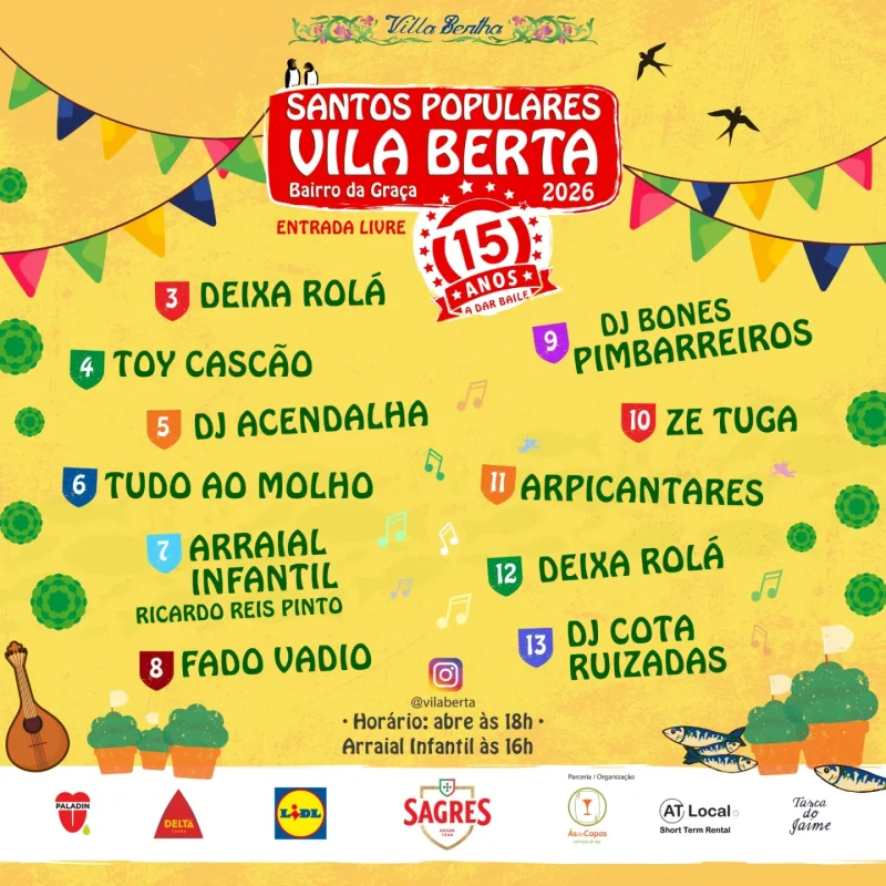 Arraial da Vila Berta 2026