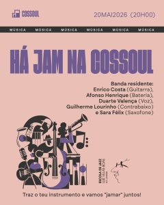 “Há Jam na Cossoul” regressa com noite aberta de jazz e improvisação em Lisboa