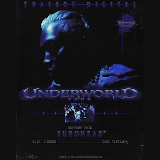 Thaiboy Digital traz a UNDERWORLD Tour + EUROHEAD a Lisboa na Casa Capitão