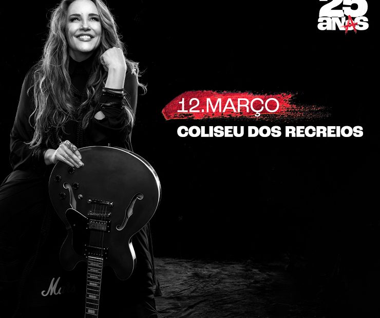 Ana Carolina celebra 25 anos de carreira no Coliseu de Lisboa com “25 Anas”