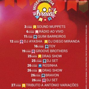 Arraial da Misericórdia 2026
