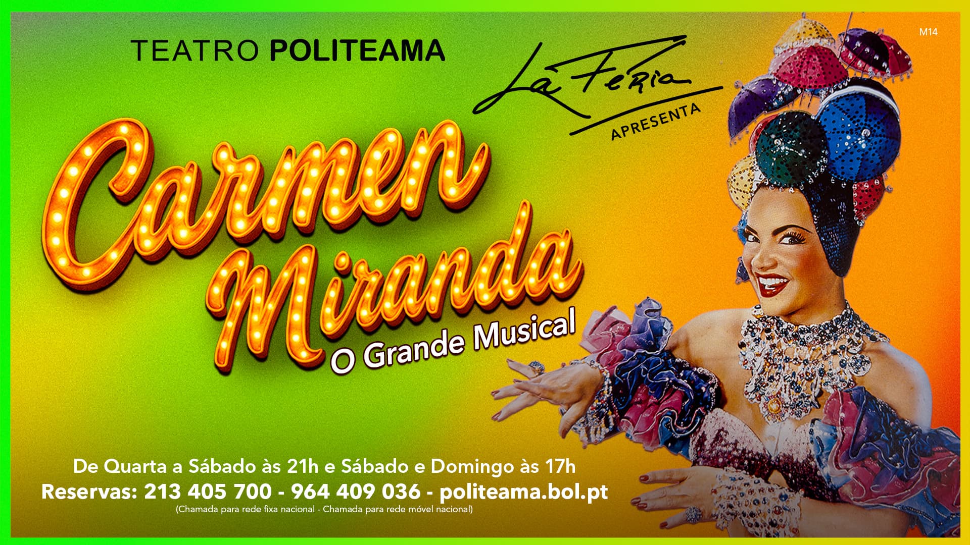 CARMEN MIRANDA – O Grande Musical de Filipe La Féria