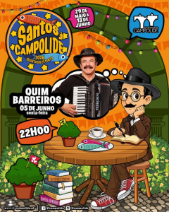 Quim Barreiros promete noite histórica no Santos à Campolide 2026