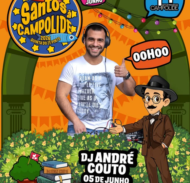 DJ André Couto leva a grande pista de dança ao Santos à Campolide 2026