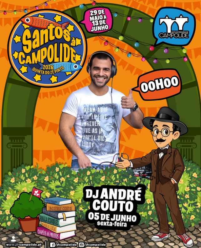 DJ André Couto leva a grande pista de dança ao Santos à Campolide 2026