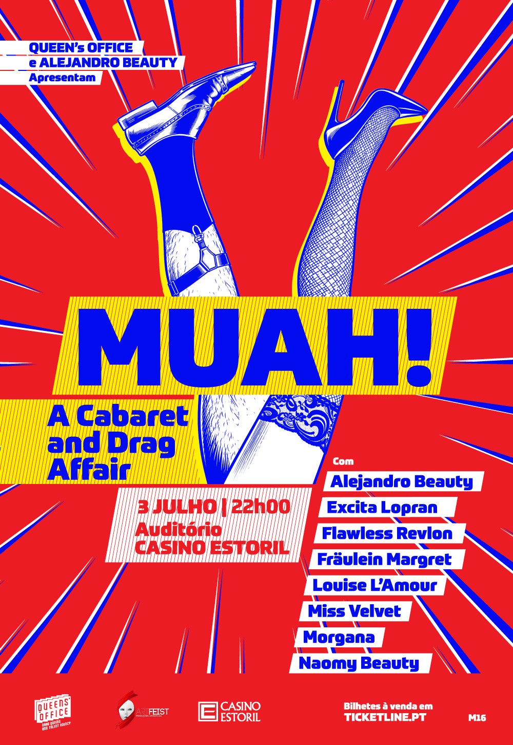 “MUAH!” leva cabaret, drag e voguing ao Casino Estoril