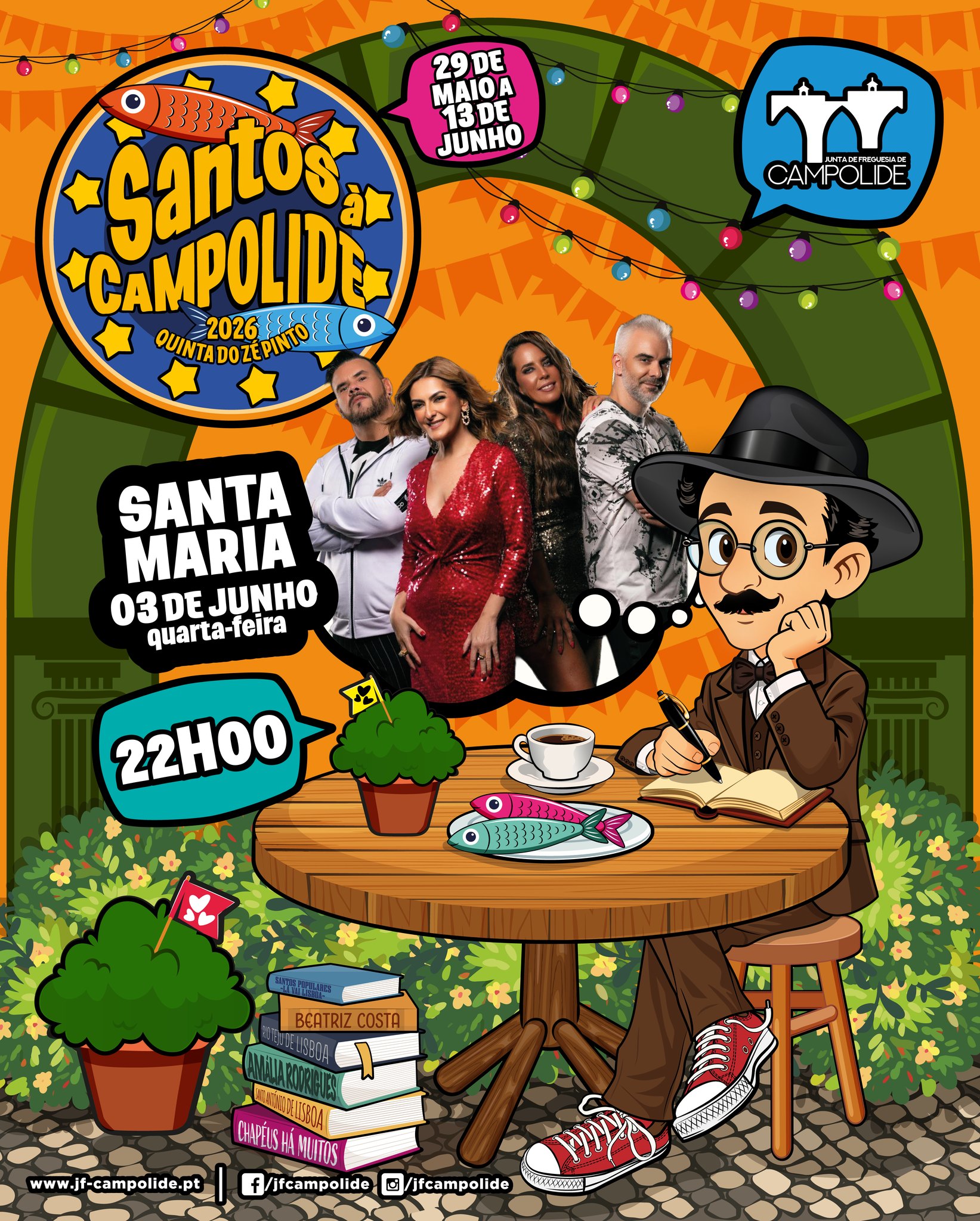 Santamaria prometem incendiar o Santos à Campolide 2026
