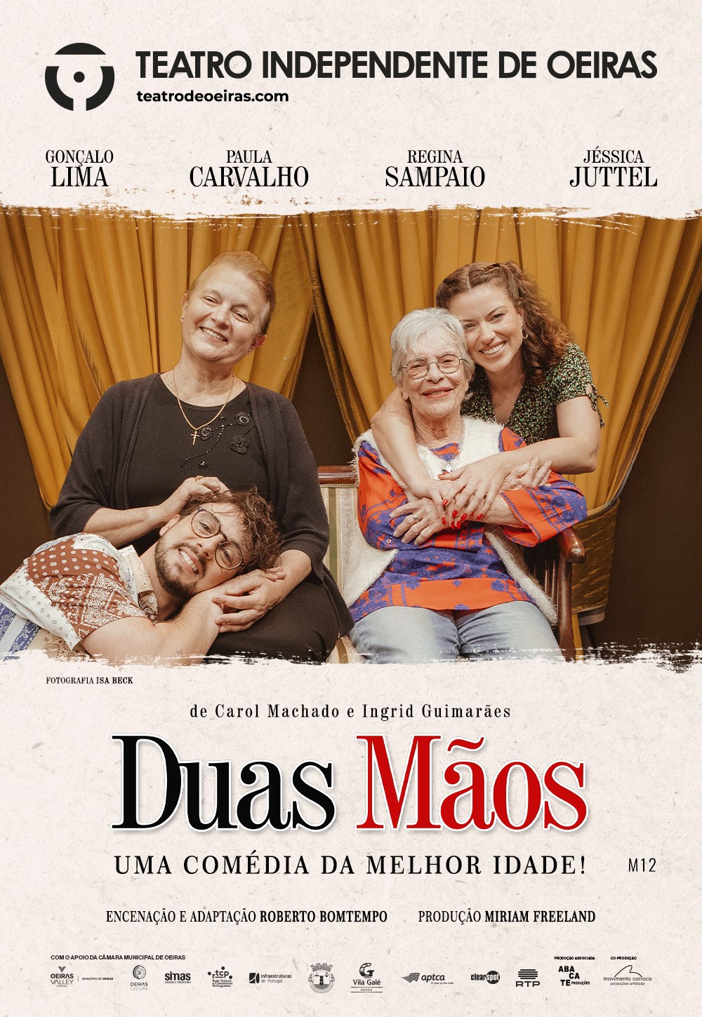“DUAS MÃOS” leva teatro contemporâneo ao Teatro de Oeiras com reflexão sobre relações humanas