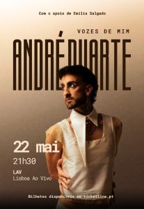 André Duarte apresenta “Vozes de Mim” — concerto performativo de identidade e autodescoberta em Lisboa