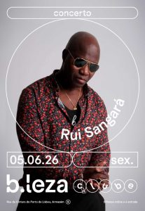 Rui Sangará ao vivo no B.Leza: música guineense e sonoridades africanas em Lisboa