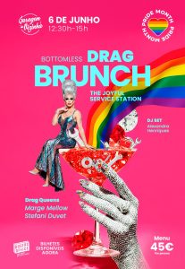 Bottomless Drag Brunch em Lisboa: brunch, performance e celebração drag
