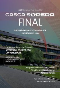 Cascais Ópera 2026: final internacional leva grandes árias à Fundação Calouste Gulbenkian