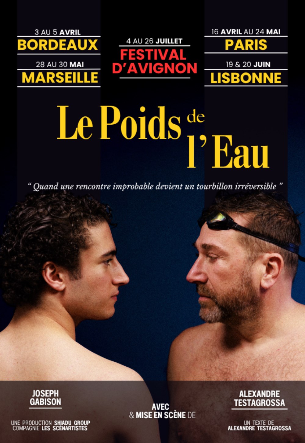 Le Poids de L'Eau chega ao Teatro Bocage com teatro intenso em Lisboa