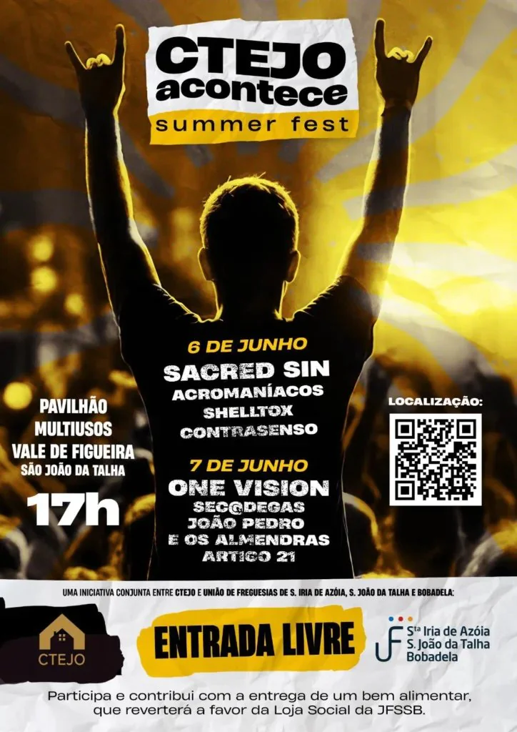 CTEJO Acontece Summer Fest 2026 - São João da Talha