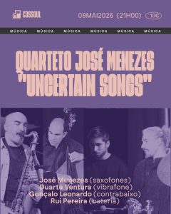 José Menezes apresenta “Uncertain Songs” ao vivo em Lisboa com concerto intimista na Cossoul