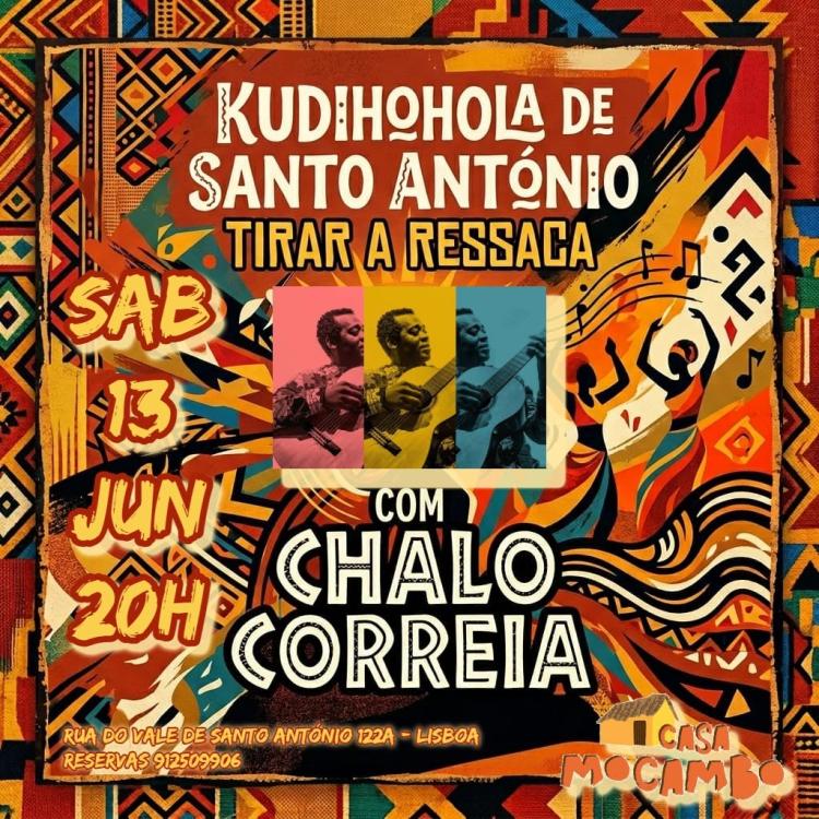 Jantar KUDIHOHOLA de Santo António com Chalo Correia