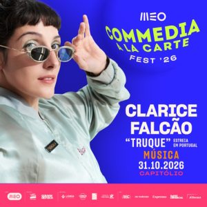 Clarice Falcão estreia Truque em Portugal no Capitólio