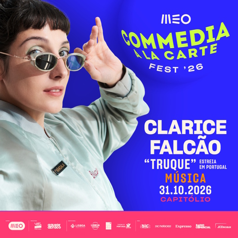 Clarice Falcão estreia Truque em Portugal no Capitólio