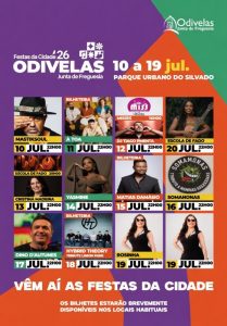 Festas Odivelas 2026 no Parque Urbano do Silvado