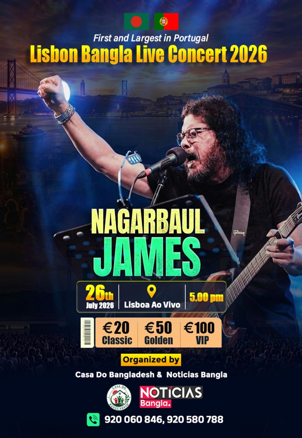 Nagarbaul James leva música do Bangladesh ao LAV