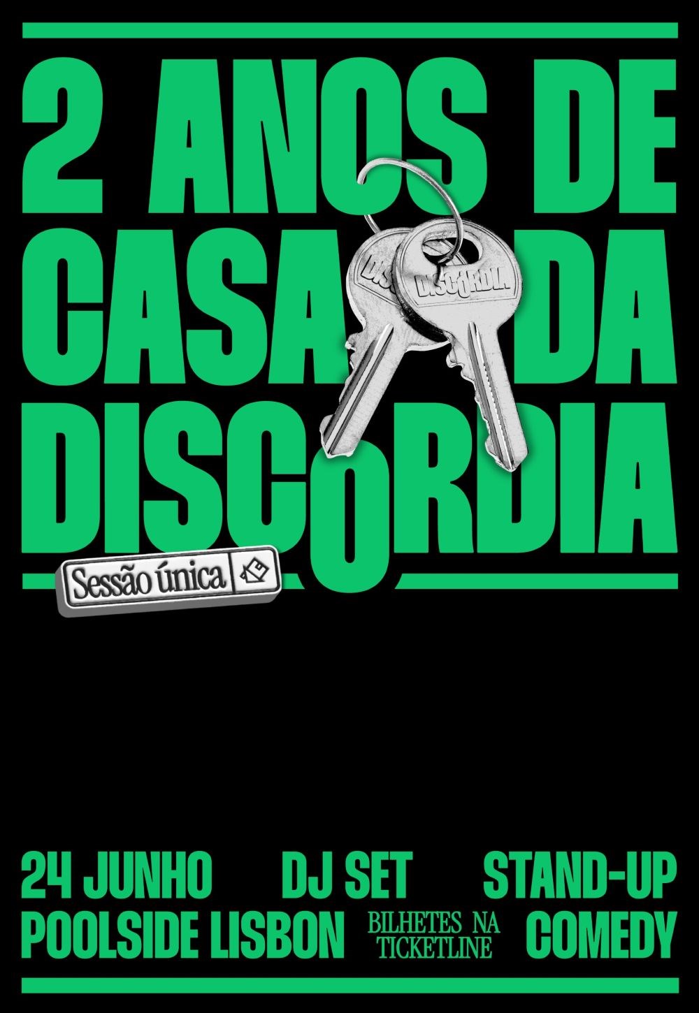 Casa da Discórdia Nº 76 testa novo humor no Poolside Hub