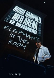Richie Campbell atua na MEO Arena