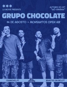 Grupo Chocolate apresenta Do Nosso Mundo no Monsantos Open Air