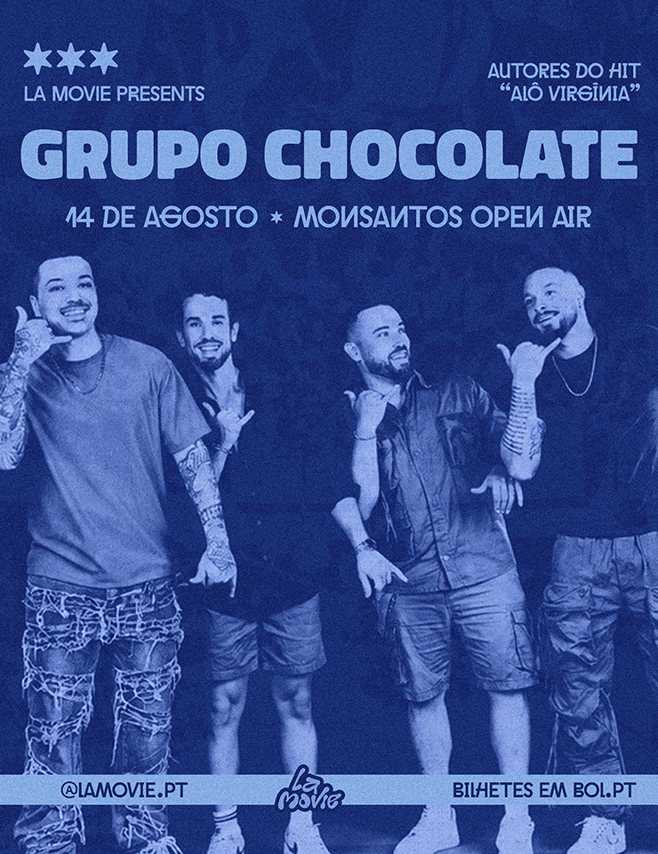 Grupo Chocolate apresenta Do Nosso Mundo no Monsantos Open Air