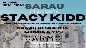 SARAU apresenta Stacy Kidd no Carmo Rooftop
