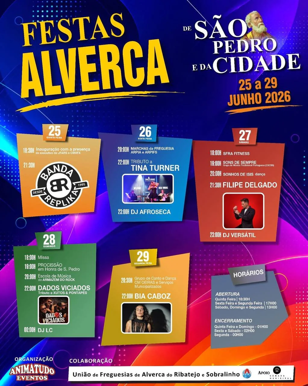 Festas de São Pedro e da Cidade 2026 - Alverca