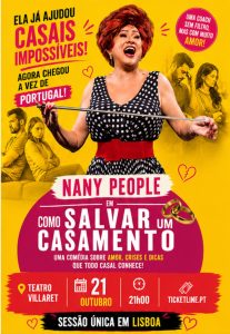 Como Salvar um Casamento com Nany People no Teatro Villaret