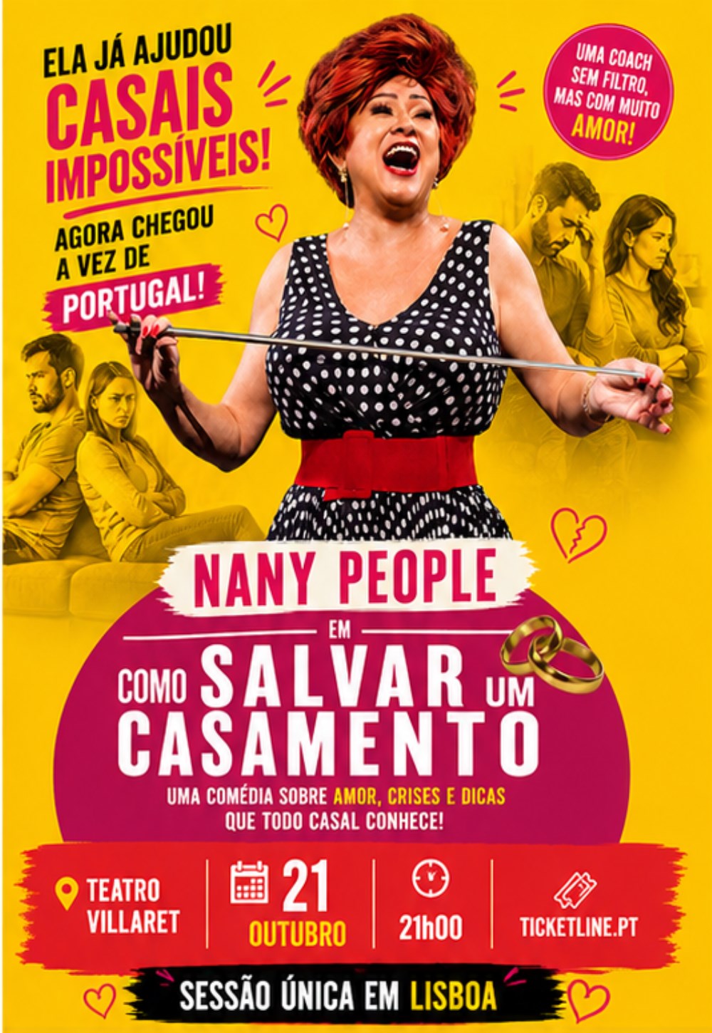 Como Salvar um Casamento com Nany People no Teatro Villaret
