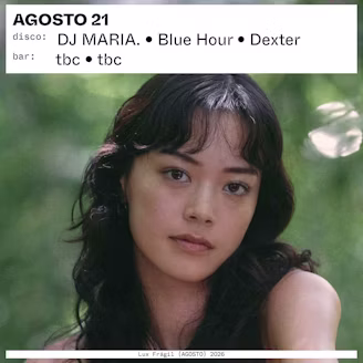 DJ MARIA., Blue Hour e Dexter no Lux Frágil