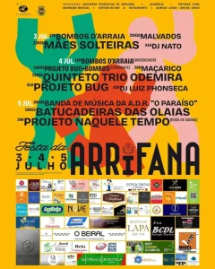 Festa da Arrifana 2026 apresenta música, bombos e roda de samba na Azambuja