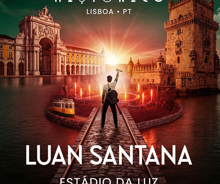 Luan Santana encerra a tour “Registro Histórico” no Estádio da Luz em 2027