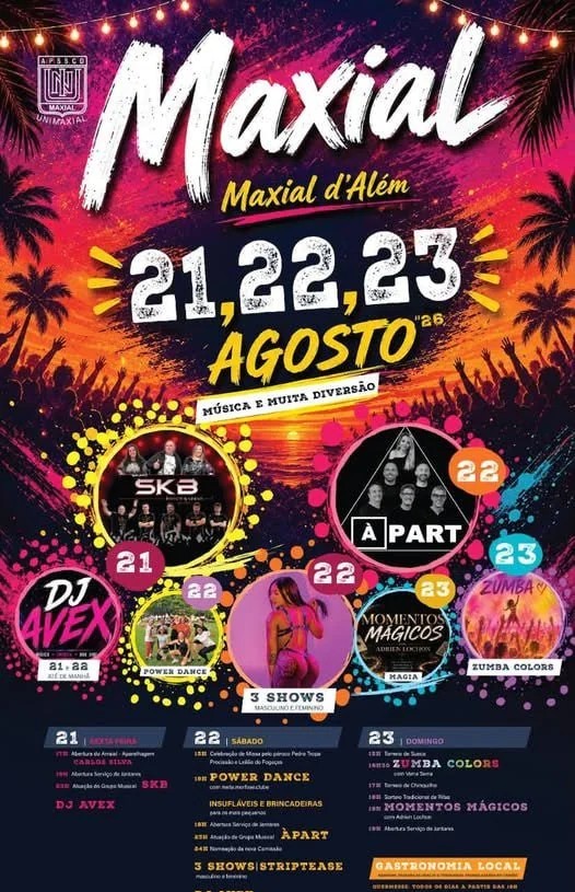 Festas de Maxial e Maxial d’Além 2026