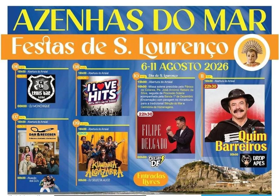 Festas de S. Lourenço 2026 - Azenhas do Mar