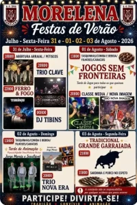Festas de Verão de Morelena 2026 recebem Ferro & Fogo, bailes e uma grande garraiada em Sintra
