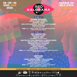 MEO Kalorama 2026: horários completos
