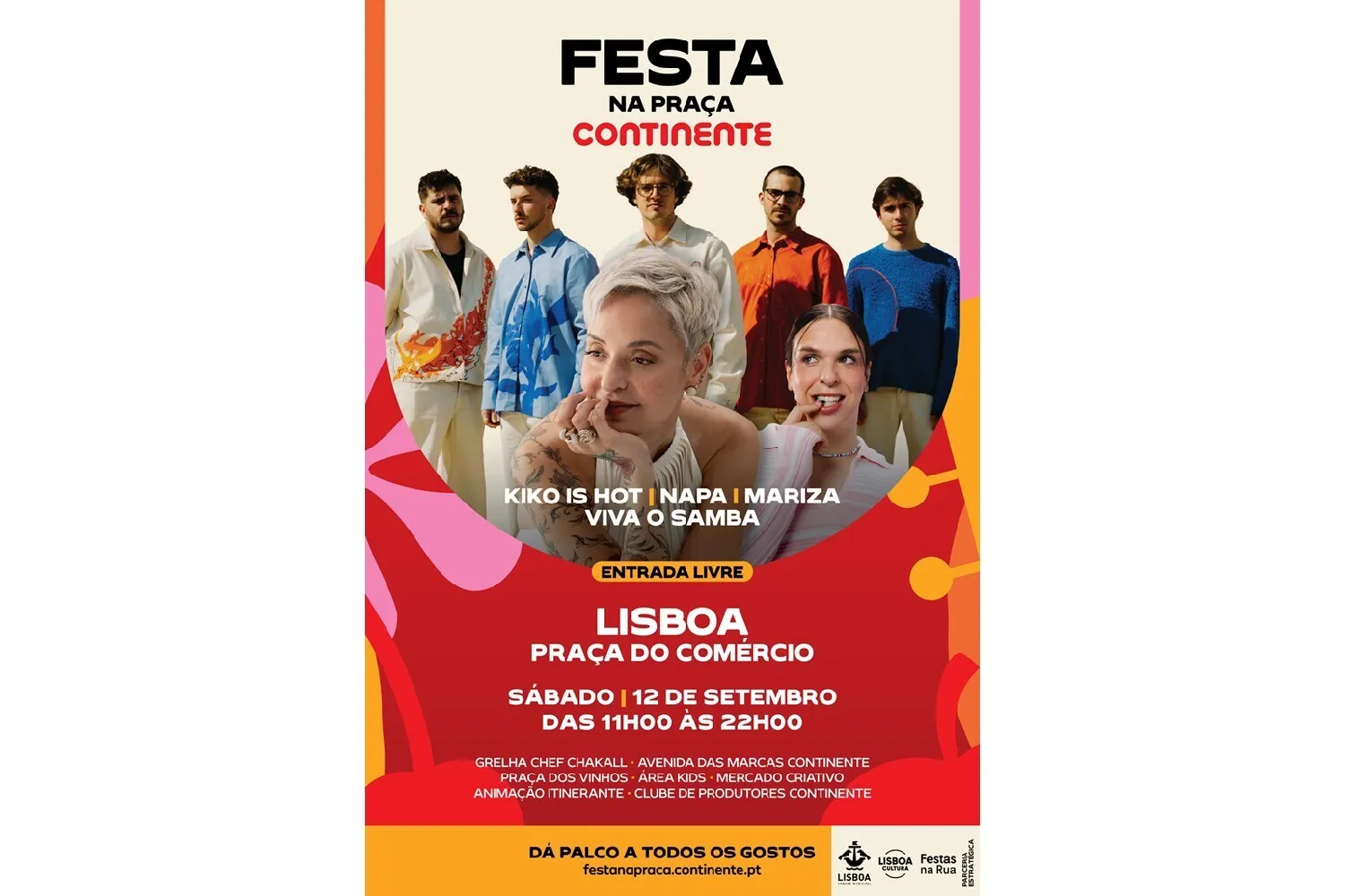 Mariza e NAPA em concerto gratuito na Praça do Comércio em Lisboa